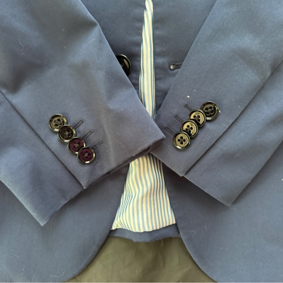 Men’s EXPRESS, fitted, navy BLAZER - Picture 4 of 6